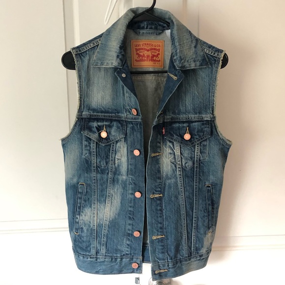 Levi strauss denim vest Clearance